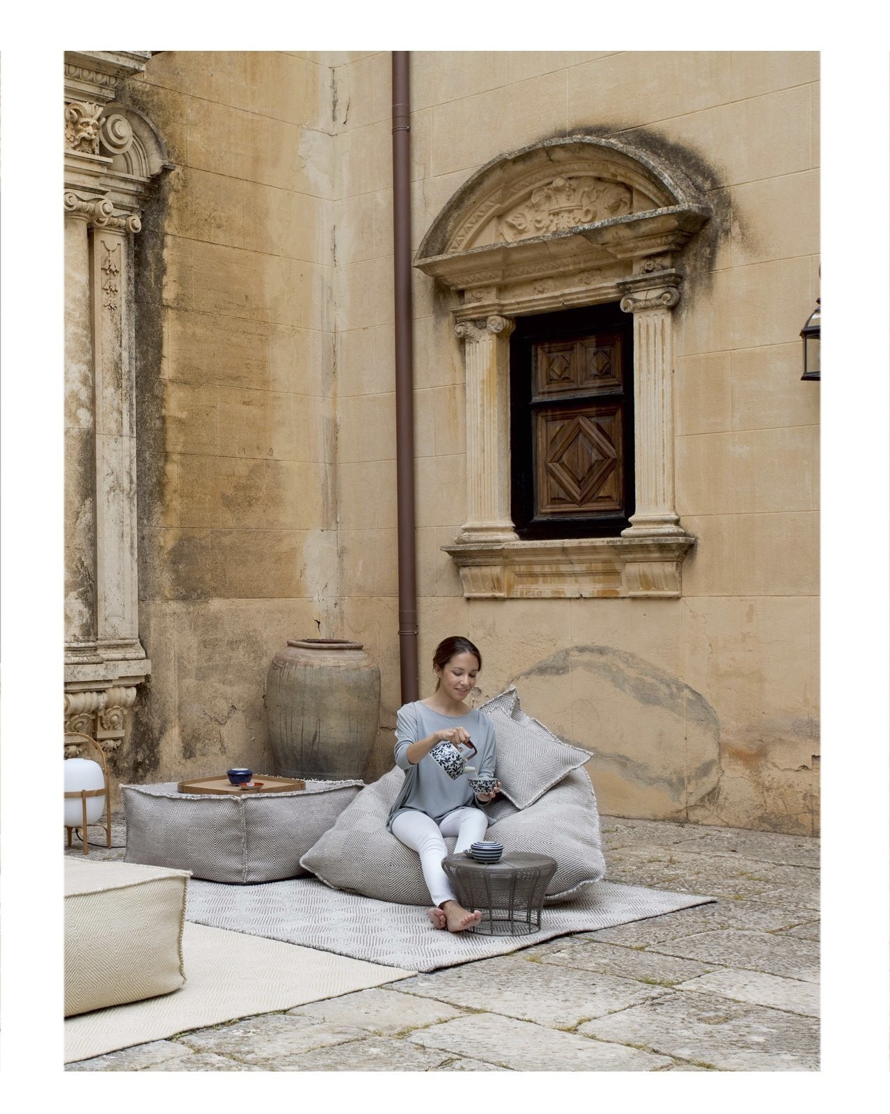 GAN Sail Rug by GAN at RB12 London | Luxury Outdoor Accessories at