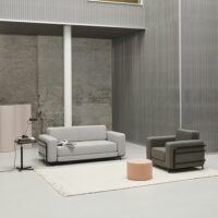 Silver Sofa Bed