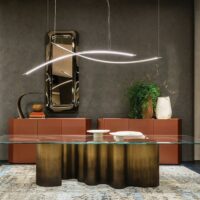 Papel 3.5 Glass Dining Table