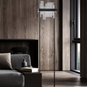 Ribbon Stl Floor Lamp