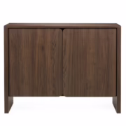 Nova Nook OKU two-door chest of drawers walnut villa