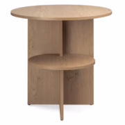 Nova Nook ESO Round Side Table cremona torro oak