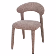 Nova Nook IROKIH upholstered chair beige and burgundy melange