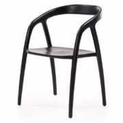 Nova Nook Rounded wooden chair NIBI OKA
