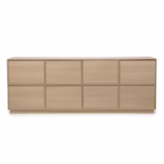 Nova Nook WASABI eight-door chest of drawers Lindberg oak