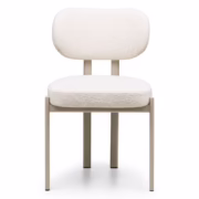 Nova Nook FLARA upholstered chair cream