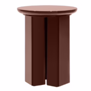 Nova Nook RIEB side table 40 cm burgundy/brown