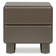 Nova Nook AGOS bedside table with drawers green/grey
