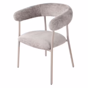 Nova Nook MALUA upholstered chair dark grey