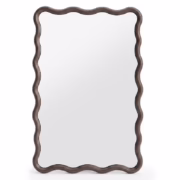 Nova Nook IMMER hanging mirror in a wavy frame