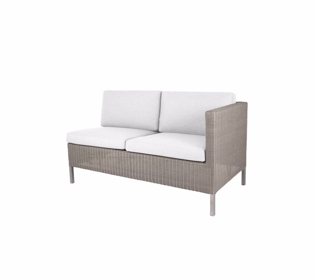 Cane-line Connect Dining Lounge 2-Seater Sofa Left Module