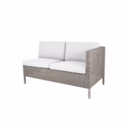 Cane-line Connect Dining Lounge 2-Seater Sofa Left Module