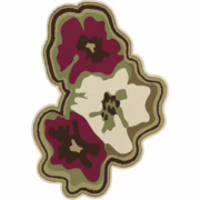 Layered Collina Strada Petal Wool Rug