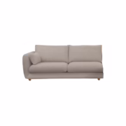 Cane-line Bloom 2-Seater Sofa Right with Teak Legs
