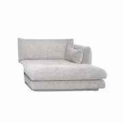 Cane-line Bloom Chaise Longue Sofa Left with Plinth