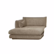 Cane-line Bloom Chaise Longue Sofa Right with Plinth